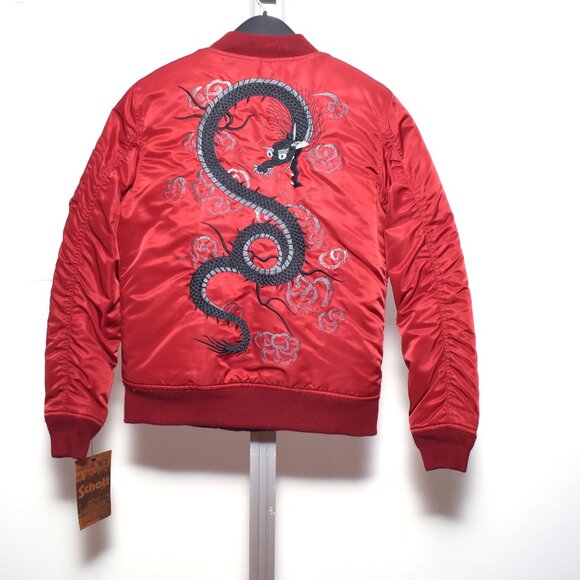 SCHOTT N.Y.C. CIV/MIL 1913 Jacket Intermediate size M Embroidery 100% Authentic - Picture 2 of 7